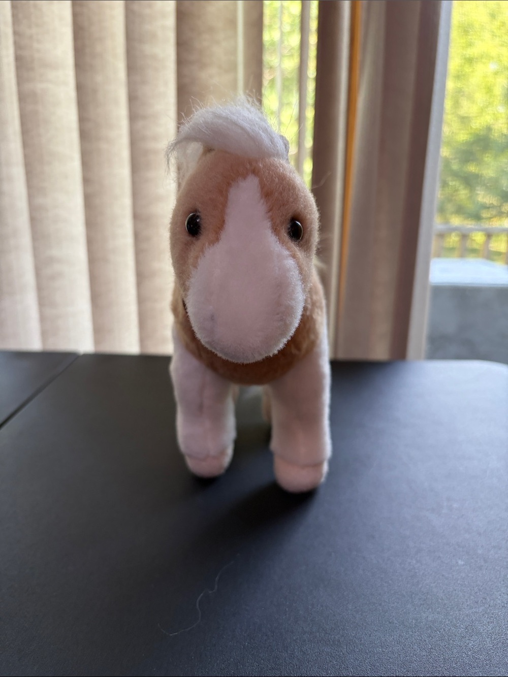 Aurora World Breyer Tan and White Plush Pony Toy